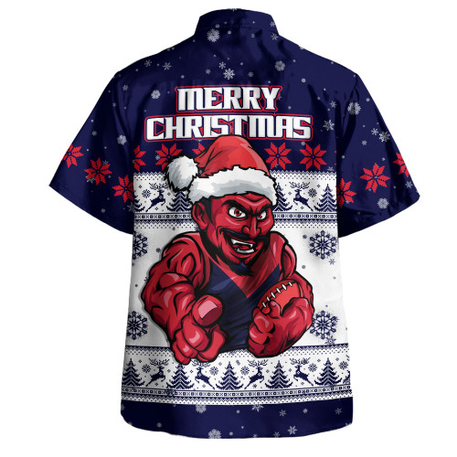 Melbourne Hawaiian Shirt Special Ugly Christmas Holiday Footy Fans