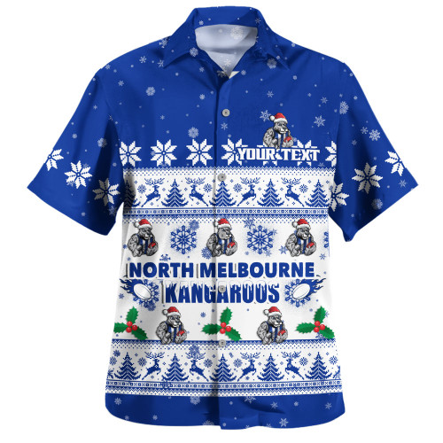 North Melbourne Hawaiian Shirt Special Ugly Christmas Holiday Footy Fans