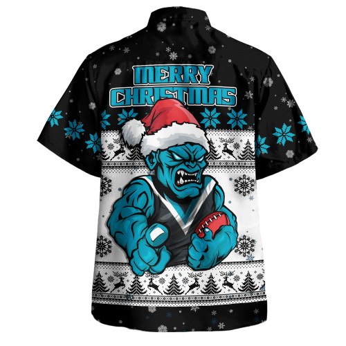 Port Adelaide Hawaiian Shirt Special Ugly Christmas Holiday Footy Fans