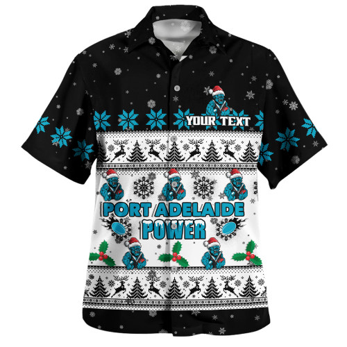 Port Adelaide Hawaiian Shirt Special Ugly Christmas Holiday Footy Fans