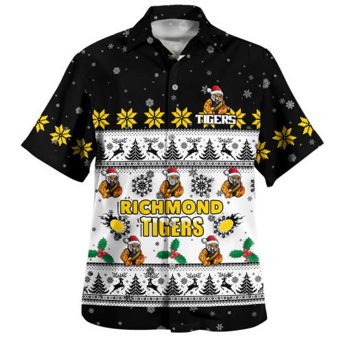 Richmond Hawaiian Shirt Special Ugly Christmas Holiday Footy Fans