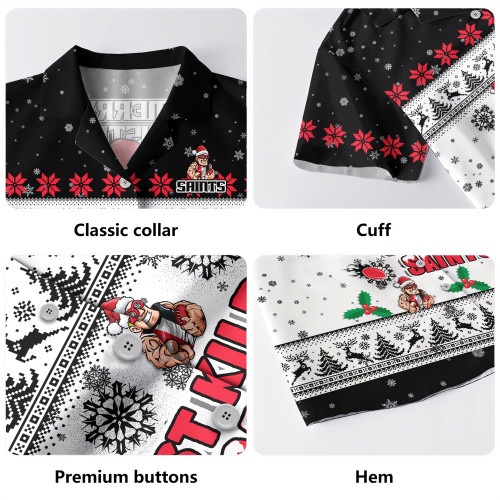 St Kilda Hawaiian Shirt Special Ugly Christmas Holiday Footy Fans