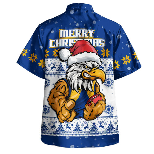 West Coast Eagles Hawaiian Shirt Special Ugly Christmas Holiday Footy Fans