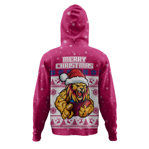 Brisbane Lions Hoodie Special Ugly Christmas Holiday Footy Fans