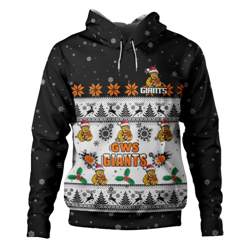 GWS GIANTS Hoodie Special Ugly Christmas Holiday Footy Fans