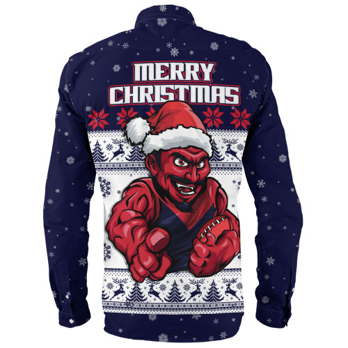 Melbourne Long Sleeve Shirt Special Ugly Christmas Holiday Footy Fans