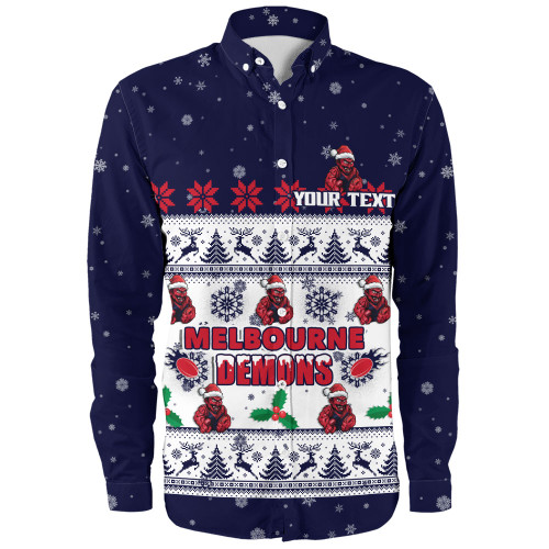 Melbourne Long Sleeve Shirt Special Ugly Christmas Holiday Footy Fans