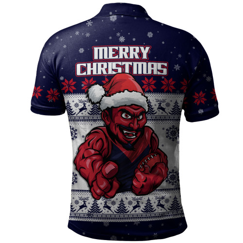 Melbourne Polo Shirt Special Ugly Christmas Holiday Footy Fans