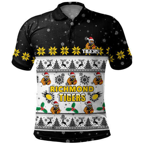 Richmond Polo Shirt Special Ugly Christmas Holiday Footy Fans