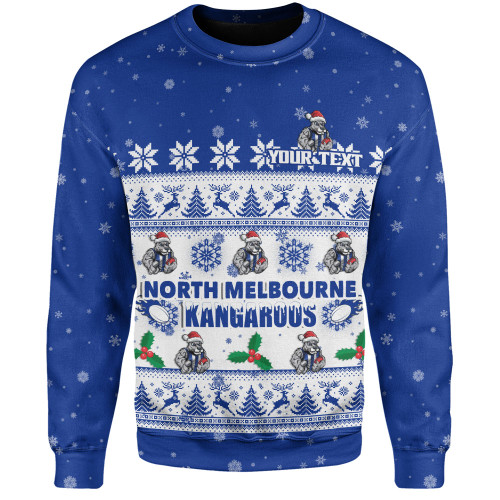 North Melbourne Sweatshirt Special Ugly Christmas Holiday Footy Fans