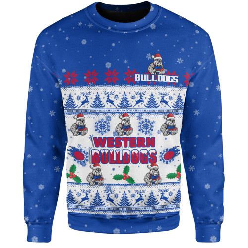Western Bulldogs Sweatshirt Special Ugly Christmas Holiday Footy Fans
