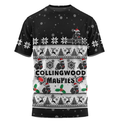 Collingwood T-Shirt Special Ugly Christmas Holiday Footy Fans