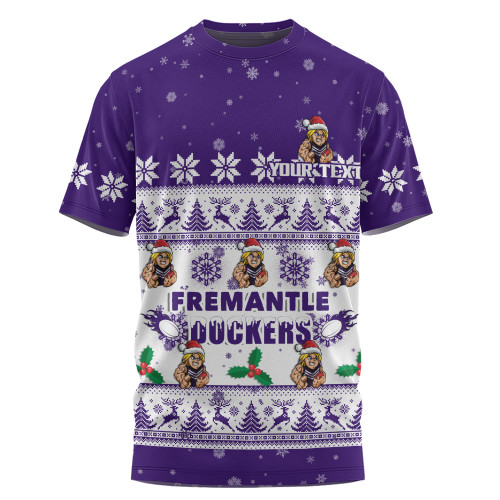 Fremantle T-Shirt Special Ugly Christmas Holiday Footy Fans