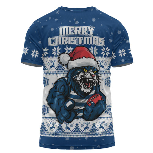 Geelong Cats T-Shirt Special Ugly Christmas Holiday Footy Fans