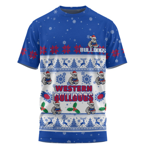 Western Bulldogs T-Shirt Special Ugly Christmas Holiday Footy Fans