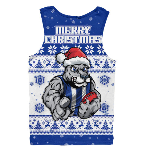 North Melbourne Men Singlet Special Ugly Christmas Holiday Footy Fans