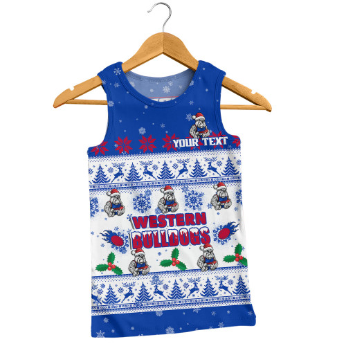 Western Bulldogs Men Singlet Special Ugly Christmas Holiday Footy Fans