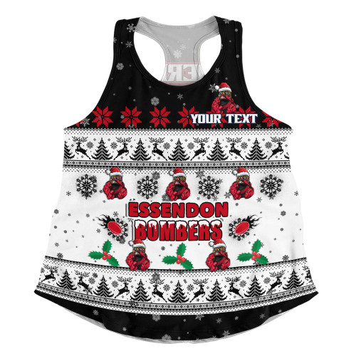 Essendon Women Racerback Singlet Special Ugly Christmas Holiday Footy Fans