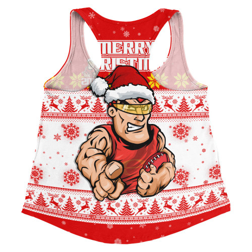Gold Coast SUNS Women Racerback Singlet Special Ugly Christmas Holiday Footy Fans
