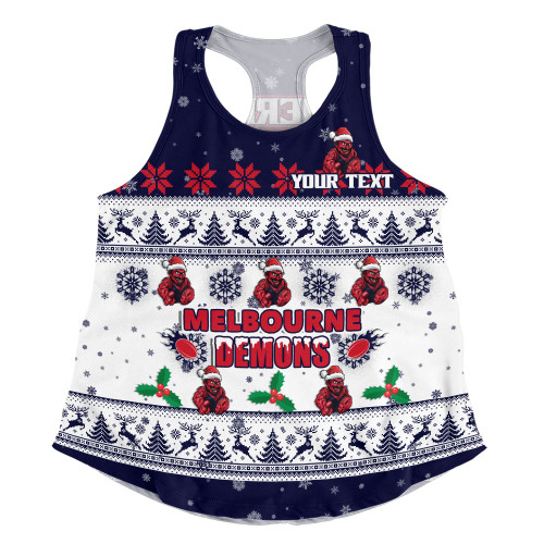Melbourne Women Racerback Singlet Special Ugly Christmas Holiday Footy Fans