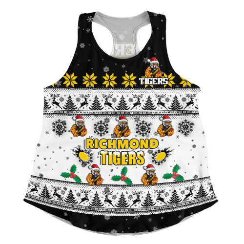 Richmond Women Racerback Singlet Special Ugly Christmas Holiday Footy Fans
