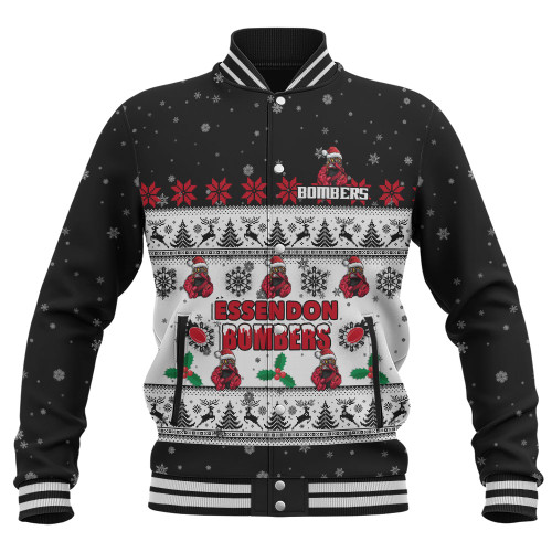 Essendon Baseball Jacket Special Ugly Christmas Holiday Footy Fans