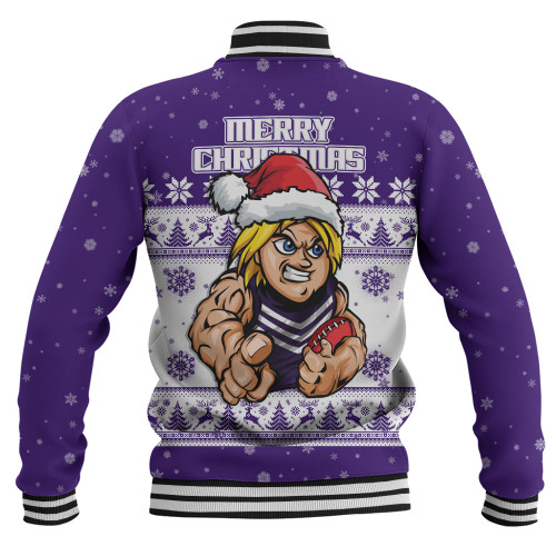 Fremantle Baseball Jacket Special Ugly Christmas Holiday Footy Fans