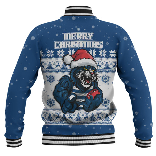 Geelong Cats Baseball Jacket Special Ugly Christmas Holiday Footy Fans