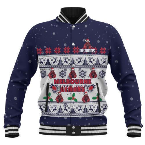 Melbourne Baseball Jacket Special Ugly Christmas Holiday Footy Fans