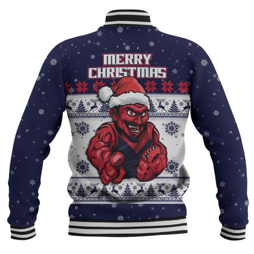 Melbourne Baseball Jacket Special Ugly Christmas Holiday Footy Fans