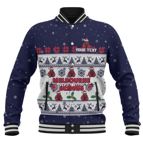 Melbourne Baseball Jacket Special Ugly Christmas Holiday Footy Fans