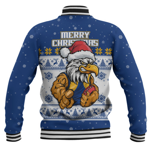 West Coast Eagles Baseball Jacket Special Ugly Christmas Holiday Footy Fans