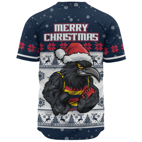 Adelaide Crows Baseball Shirt Special Ugly Christmas Holiday Footy Fans