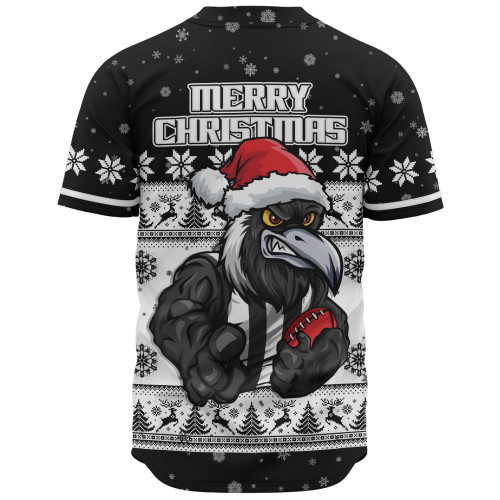 Collingwood Baseball Shirt Special Ugly Christmas Holiday Footy Fans