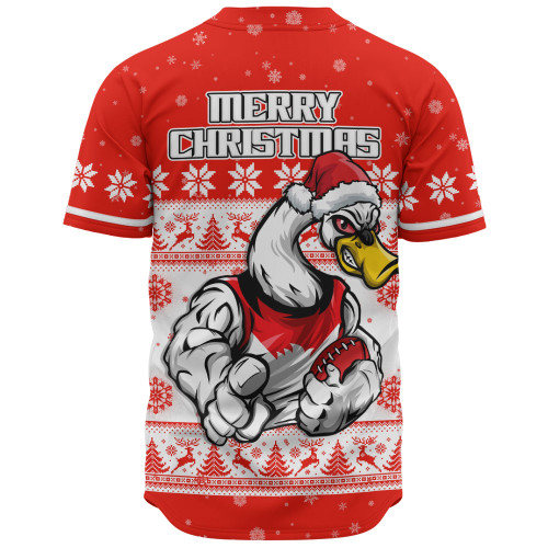 Sydney Swans Baseball Shirt Special Ugly Christmas Holiday Footy Fans
