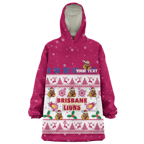 Brisbane Lions Snug Hoodie Special Ugly Christmas Holiday Footy Fans