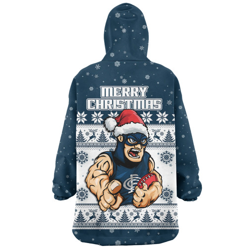 Carlton Snug Hoodie Special Ugly Christmas Holiday Footy Fans