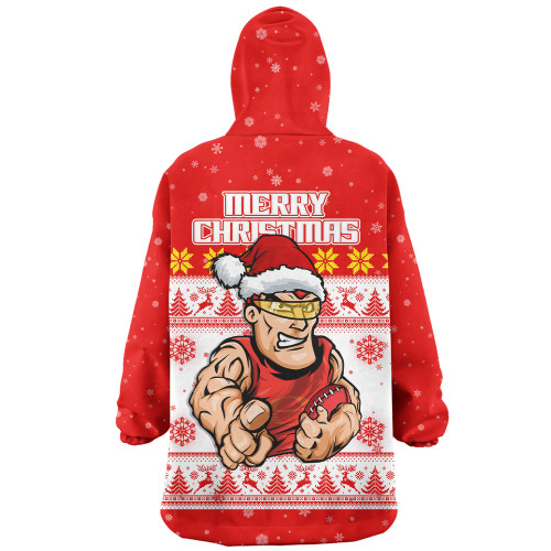 Gold Coast SUNS Snug Hoodie Special Ugly Christmas Holiday Footy Fans