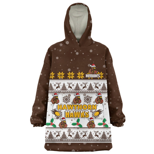 Hawthorn Snug Hoodie Special Ugly Christmas Holiday Footy Fans