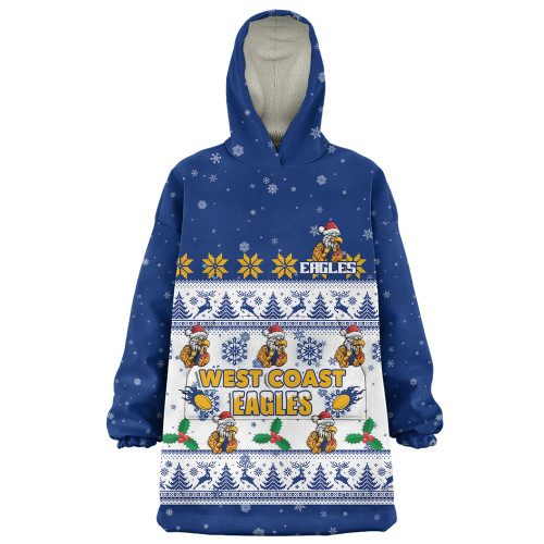 West Coast Eagles Snug Hoodie Special Ugly Christmas Holiday Footy Fans