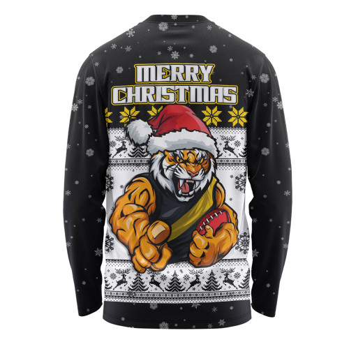 Richmond Long Sleeve T-shirt Special Ugly Christmas Holiday Footy Fans