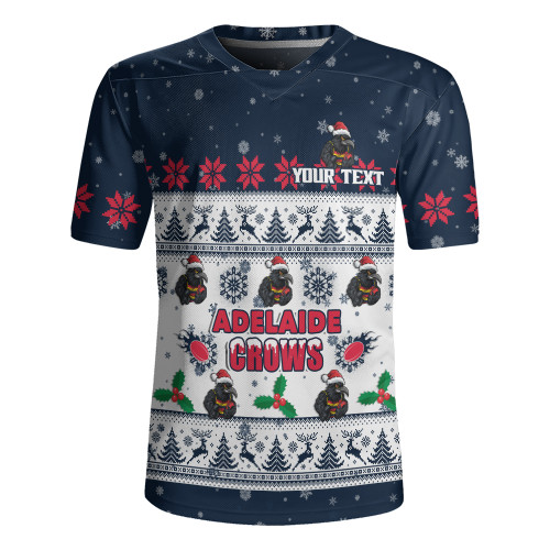 Adelaide Crows Rugby Jersey Special Ugly Christmas Holiday Footy Fans
