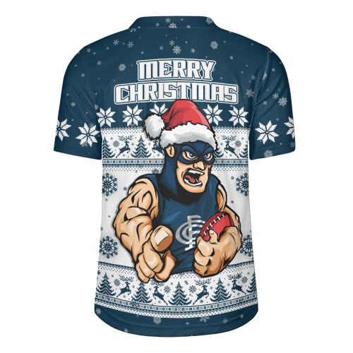 Carlton Rugby Jersey Special Ugly Christmas Holiday Footy Fans