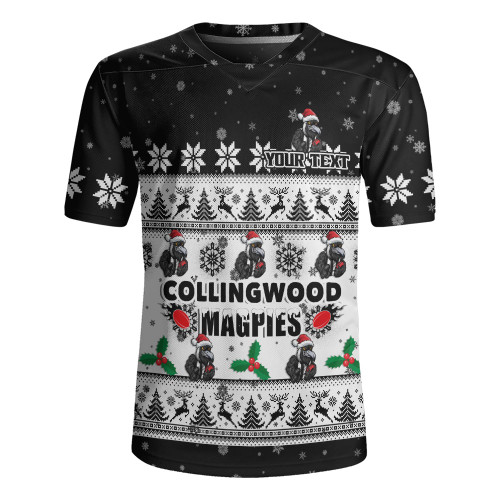 Collingwood Rugby Jersey Special Ugly Christmas Holiday Footy Fans
