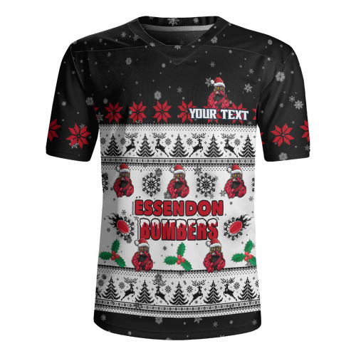 Essendon Rugby Jersey Special Ugly Christmas Holiday Footy Fans