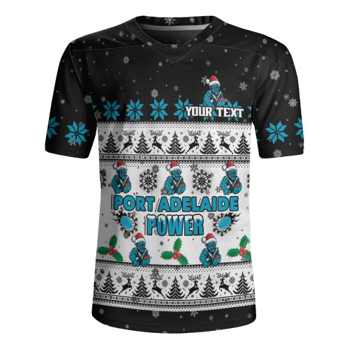 Port Adelaide Rugby Jersey Special Ugly Christmas Holiday Footy Fans
