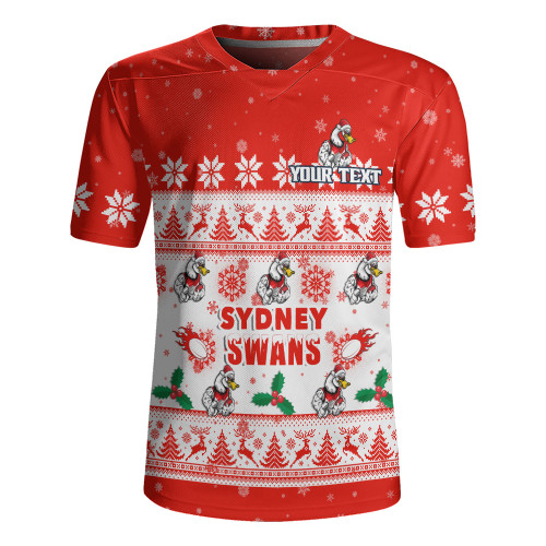 Sydney Swans Rugby Jersey Special Ugly Christmas Holiday Footy Fans
