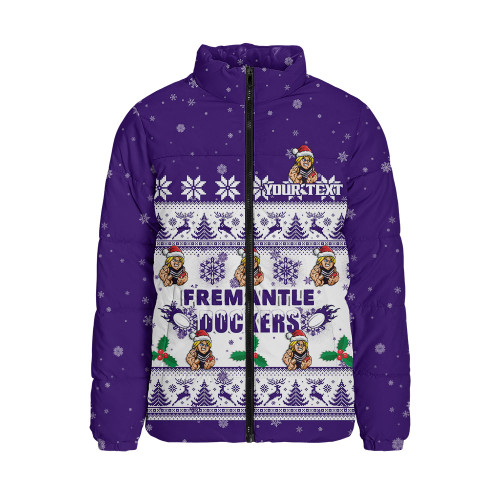Fremantle Padded Jacket Special Ugly Christmas Holiday Footy Fans