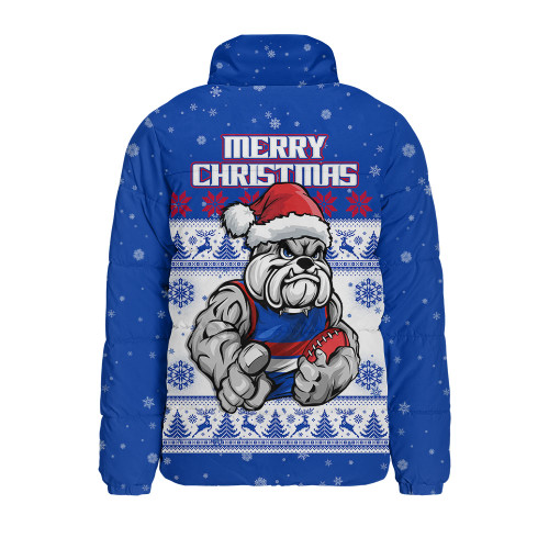 Western Bulldogs Padded Jacket Special Ugly Christmas Holiday Footy Fans