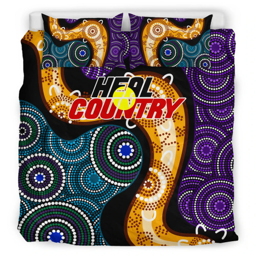 Australia Naidoc Week 2021 Bedding Set - Heal Country Special Version